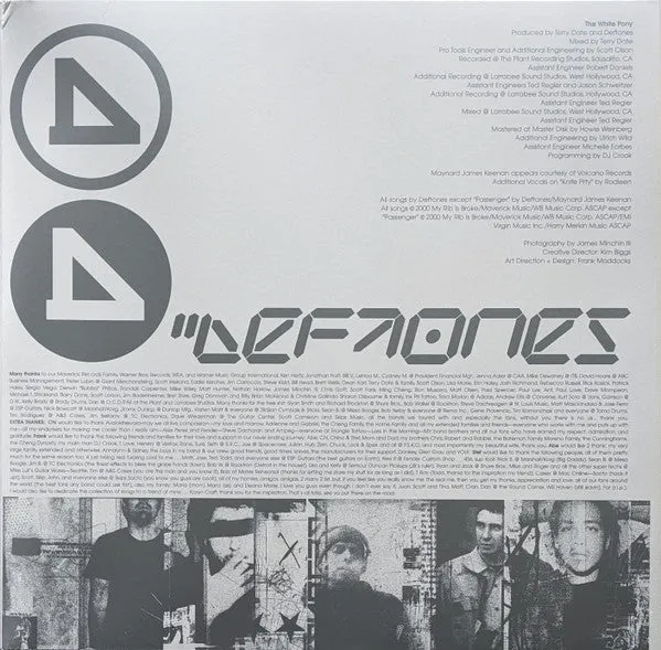 Deftones White Pony doppio LP vinile apribile