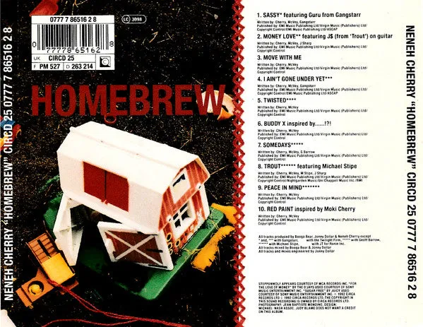 Neneh Cherry Homebrew CD album trip hop